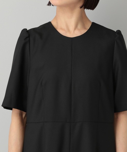 A part by（アパートバイ）の「パフショルダーオールインワン（つなぎ/オールインワン・レディース・グレー/ブラック・SMALL/MEDIUM）」の9枚目の写真