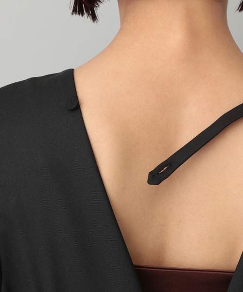 A part by（アパートバイ）の「パフショルダーオールインワン（つなぎ/オールインワン・レディース・グレー/ブラック・SMALL/MEDIUM）」の13枚目の写真