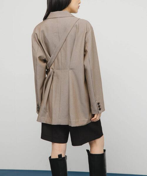 KBF（ケイビーエフ）の「バッグSETダブルジャケット（その他アウター・レディース・ブラウン系その他/グレー系その他/ブラック・ONE）」の18枚目の写真