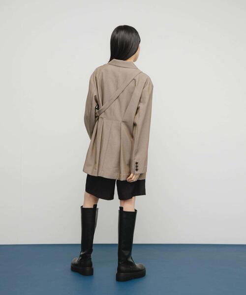 KBF（ケイビーエフ）の「バッグSETダブルジャケット（その他アウター・レディース・ブラウン系その他/グレー系その他/ブラック・ONE）」の19枚目の写真
