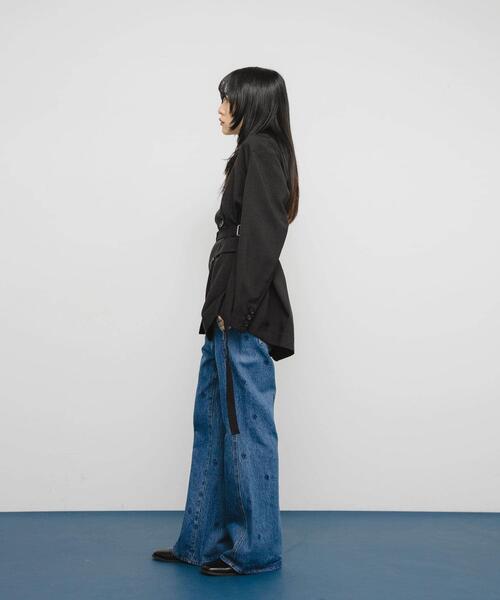 KBF（ケイビーエフ）の「バッグSETダブルジャケット（その他アウター・レディース・ブラウン系その他/グレー系その他/ブラック・ONE）」の8枚目の写真