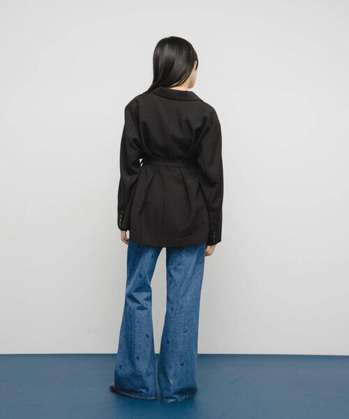 KBF（ケイビーエフ）の「バッグSETダブルジャケット（その他アウター・レディース・ブラウン系その他/グレー系その他/ブラック・ONE）」の9枚目の写真