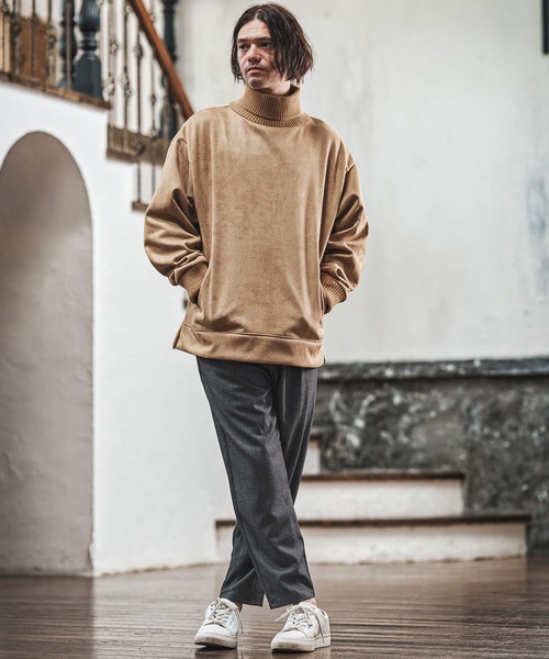 CAMBIO(カンビオ)の「mp14021- タック入りワイドテーパードシェフパンツ(BP-BEA0066)(その他パンツ・メンズ・ブラック/アイボリー/ブルー・S/M/L)」の8枚目の写真