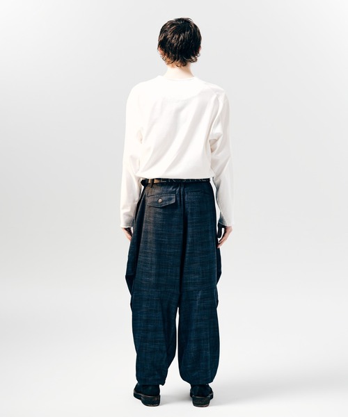 Glen Check Tuck Pants / グレンチェックタックパンツ（その他パンツ