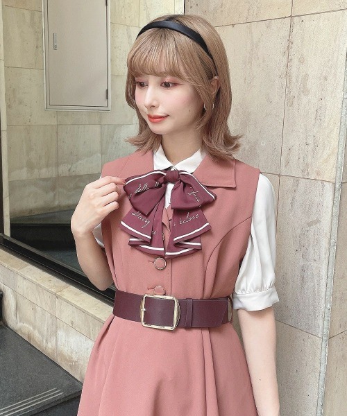 an another angelus(アンアナザーアンジェラス)の「スカーフ風ラッフルリボンタイ付きブラウス(シャツ/ブラウス・レディース・オフホワイト/ライトベージュ・FREE)」の14枚目の写真