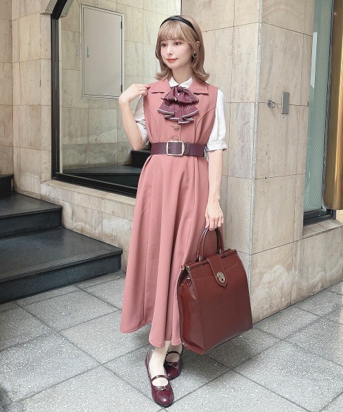 an another angelus(アンアナザーアンジェラス)の「スカーフ風ラッフルリボンタイ付きブラウス(シャツ/ブラウス・レディース・オフホワイト/ライトベージュ・FREE)」の15枚目の写真