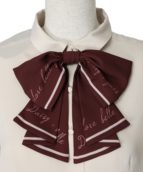 an another angelus(アンアナザーアンジェラス)の「スカーフ風ラッフルリボンタイ付きブラウス(シャツ/ブラウス・レディース・オフホワイト/ライトベージュ・FREE)」の22枚目の写真