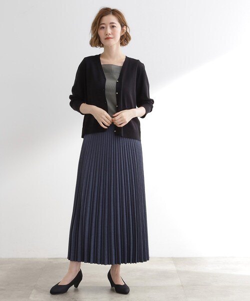 grove（グローブ）の「シアードッキングタンクトップ（タンクトップ・レディース・ダークグレー/ブラウン系その他/ブラック/アイボリー・03/02/05/04/01）」の11枚目の写真