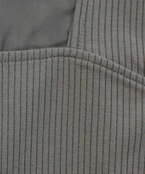 grove（グローブ）の「シアードッキングタンクトップ（タンクトップ・レディース・ダークグレー/ブラウン系その他/ブラック/アイボリー・03/02/05/04/01）」の12枚目の写真