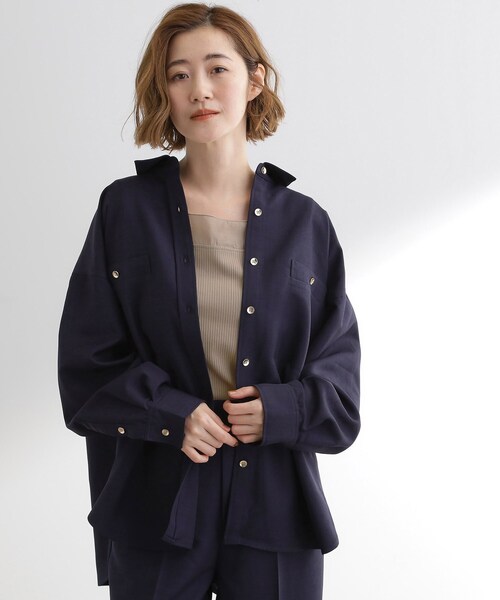 grove（グローブ）の「シアードッキングタンクトップ（タンクトップ・レディース・ダークグレー/ブラウン系その他/ブラック/アイボリー・03/02/05/04/01）」の18枚目の写真