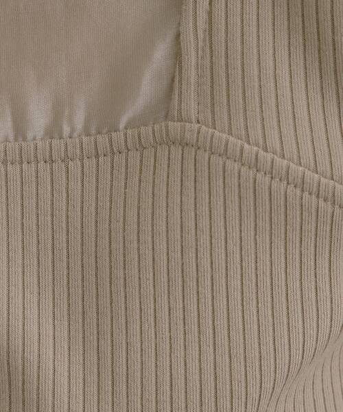 grove（グローブ）の「シアードッキングタンクトップ（タンクトップ・レディース・ダークグレー/ブラウン系その他/ブラック/アイボリー・03/02/05/04/01）」の20枚目の写真