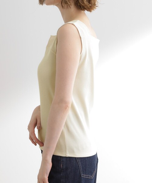 grove（グローブ）の「シアードッキングタンクトップ（タンクトップ・レディース・ダークグレー/ブラウン系その他/ブラック/アイボリー・03/02/05/04/01）」の22枚目の写真