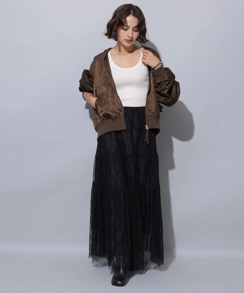 Arpege story ❤︎アルページュストーリーBackリボンMA-1 アルページュストーリー BackリボンMA-1 2025 新作 - メルカリ