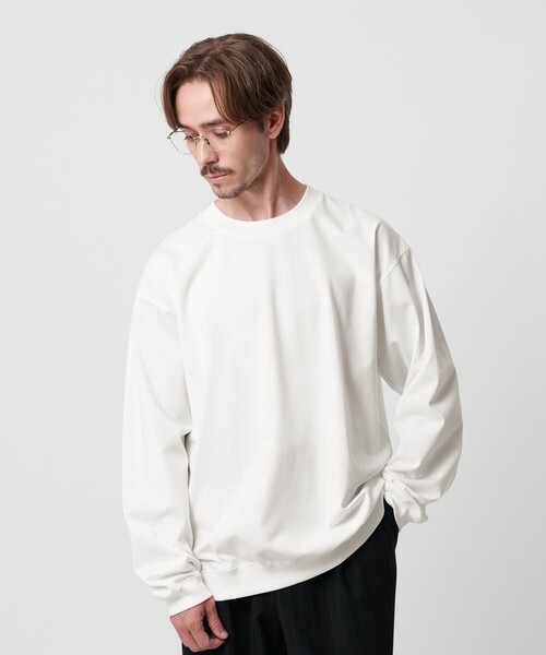 セール】ファイン グロッシー コットン スウェットTシャツ（Tシャツ