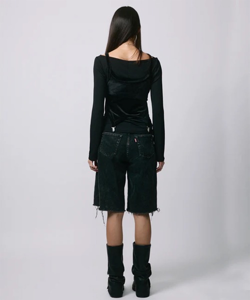 led.tokyo（レッドトウキョウ）の「【led.tokyo】LAYRED TANK SELEEVE/レイヤードタンクスリーブ（タンクトップ・レディース・ブラック/レッド/ブルー・FREE）」の7枚目の写真