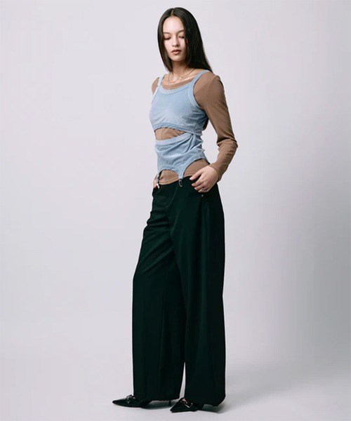 led.tokyo（レッドトウキョウ）の「【led.tokyo】LAYRED TANK SELEEVE/レイヤードタンクスリーブ（タンクトップ・レディース・ブラック/レッド/ブルー・FREE）」の12枚目の写真