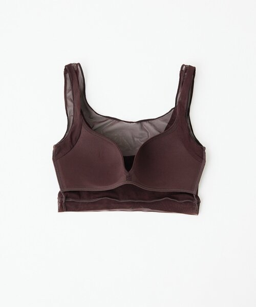 NICENICE MOMENT(ナイスナイスモーメント)の「【NICENICE MOMENT】MESH BRA TANK(その他アンダーウェア/インナー・レディース・バーガンディー/ブラック・SMALL/MEDIUM)」の5枚目の写真