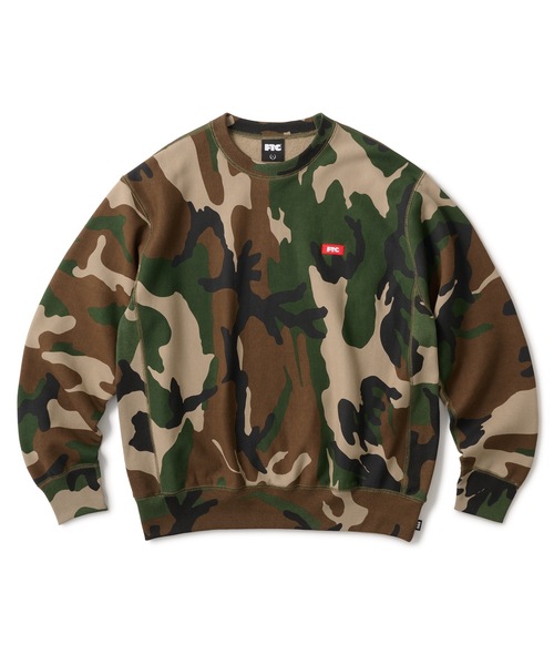 FTC ボックスロゴ クルーネックスウェット リバースウィーブタイプ FTC エフティーシー SMALL BOX LOGO CREW NECK FTC025AWSW05