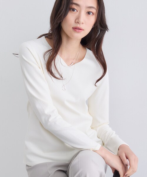 セール】＜秋SALE！＞【洗える】Vネックコンパクトニット