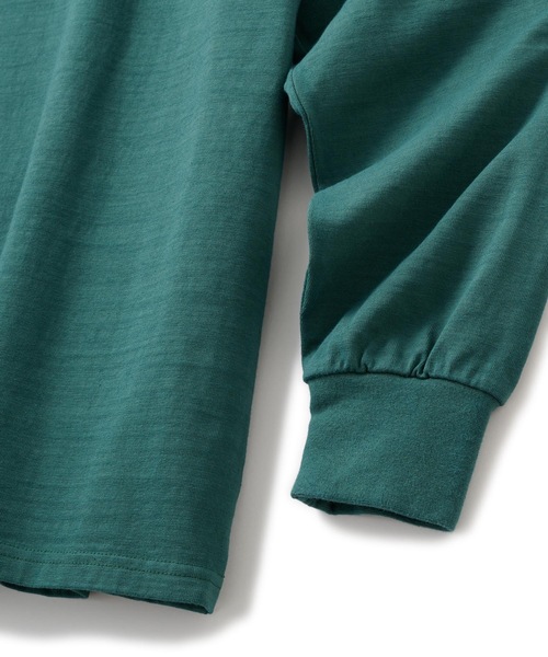 FTC（エフティーシー）の「PIGMENT DYED SMALL LOGO L/S TOP（Tシャツ/カットソー・メンズ・ブラック/オレンジ/ホワイト/グリーン・MEDIUM/LARGE/X-LARGE/SMALL）」の10枚目の写真