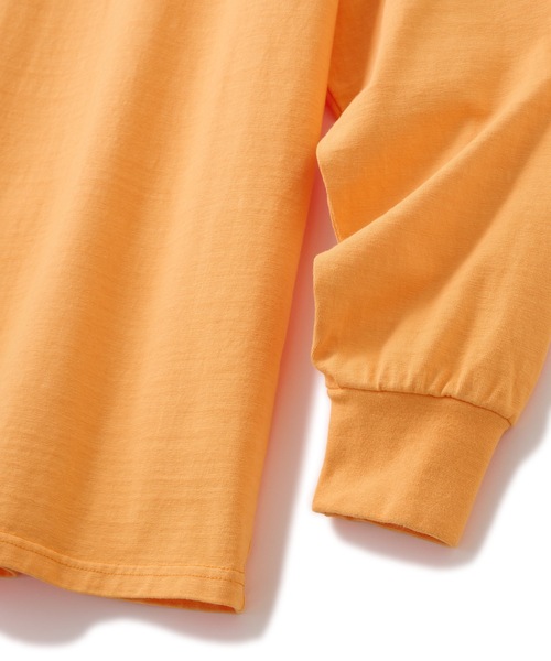 FTC（エフティーシー）の「PIGMENT DYED SMALL LOGO L/S TOP（Tシャツ/カットソー・メンズ・ブラック/オレンジ/ホワイト/グリーン・MEDIUM/LARGE/X-LARGE/SMALL）」の12枚目の写真