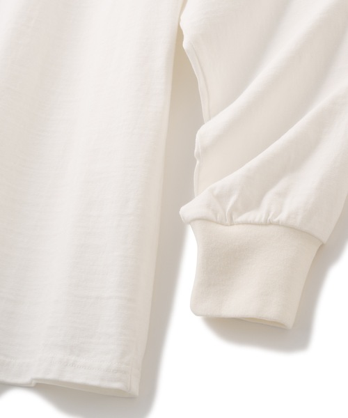 FTC（エフティーシー）の「PIGMENT DYED SMALL LOGO L/S TOP（Tシャツ/カットソー・メンズ・ブラック/オレンジ/ホワイト/グリーン・MEDIUM/LARGE/X-LARGE/SMALL）」の6枚目の写真