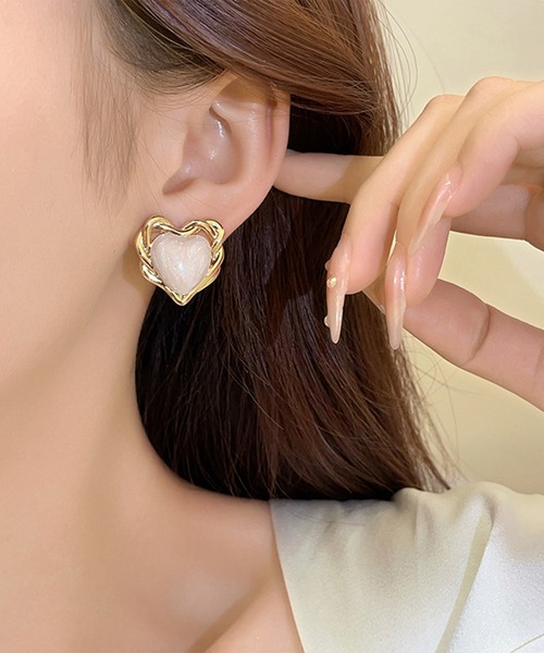 Lace Ladies(レースレディース)の「メタリック モチーフ コンビネーション ピアス(ピアス(両耳用)・レディース・B/C/D/A・FREE)」の1枚目の写真