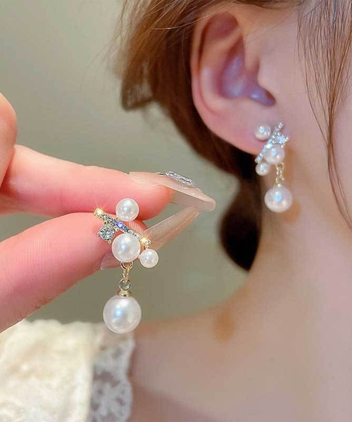 Lace Ladies(レースレディース)の「メタリック モチーフ コンビネーション ピアス(ピアス(両耳用)・レディース・B/C/D/A・FREE)」の6枚目の写真