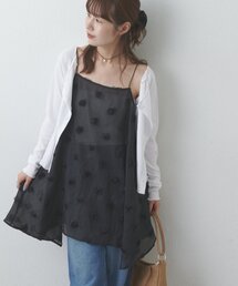 【umm./WEB限定】立体フラワーキャミチュニック