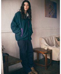 AD2022 23SS 2タックプリーツショーツ ハーフパンツ 黒 ウール ANTIQUAGOLF×STCH 】paisley half pants-black |
