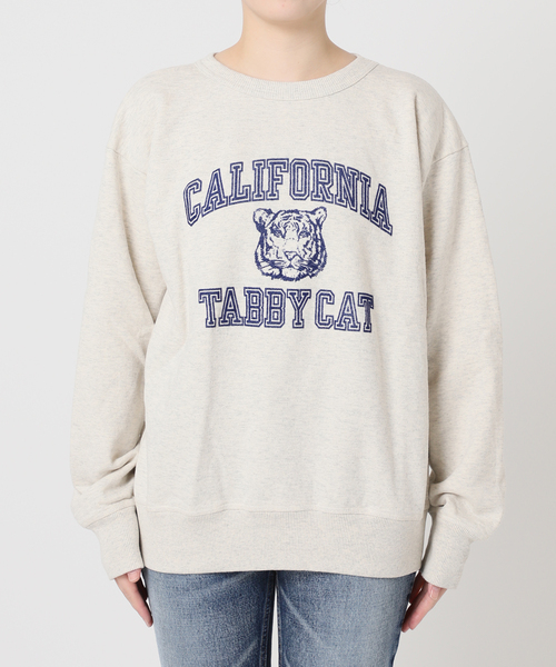 別注【MIXTA】CALIFORNIA TABBY CAT スウェット 25AW MIXTA/ミクスタ】CALIFORNIA TABBY CAT CREW SWEATSHI：スウェット