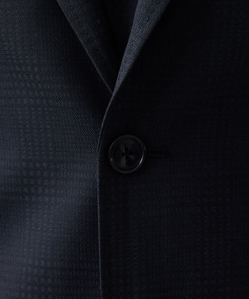MICHEL KLEIN HOMME   （ミッシェルクランオム）の「【セットアップ】チェック柄テーラードジャケット（テーラードジャケット・メンズ・ブラック・MEDIUM/LARGE/X-LARGE）」の9枚目の写真