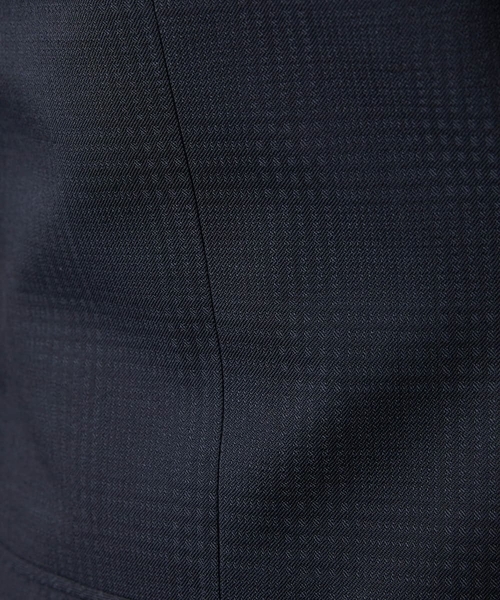 MICHEL KLEIN HOMME   （ミッシェルクランオム）の「【セットアップ】チェック柄テーラードジャケット（テーラードジャケット・メンズ・ブラック・MEDIUM/LARGE/X-LARGE）」の10枚目の写真
