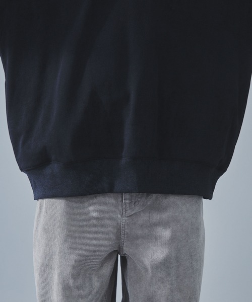SLICK（スリック）の「【SLICK/スリック】Used Print Fleece V Neck Pullover/ユーズドプリントVネックプルオーバー（スウェット・メンズ・ブラウン/ブラック・1/3/2）」の14枚目の写真