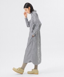 BEAMS BOY | ストライプ BD ワンピース ロングスリーブ(ワンピース)