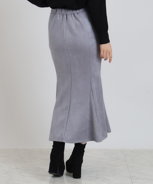 ASTORIA ODIER（アストリアオディール）の「フロントジップスエードマーメイドスカート（スカート・レディース・ベージュ/チャコールグレー/ブラウン・SMALL/MEDIUM）」の19枚目の写真