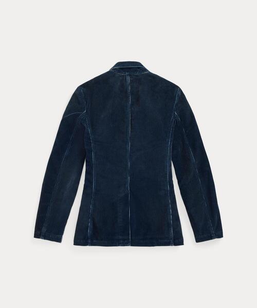 RRL(ダブル アール エル)の「リペアード インディゴ コーデュロイ ブレザー(テーラードジャケット・レディース・ネイビー系1・1/2/3/4)」の6枚目の写真