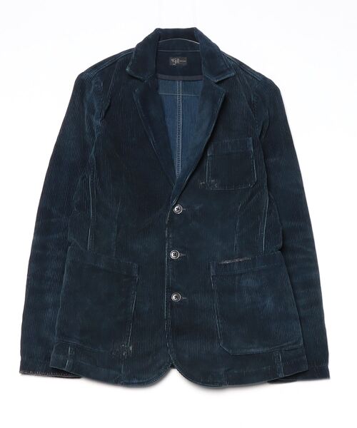 RRL(ダブル アール エル)の「リペアード インディゴ コーデュロイ ブレザー(テーラードジャケット・レディース・ネイビー系1・1/2/3/4)」の4枚目の写真