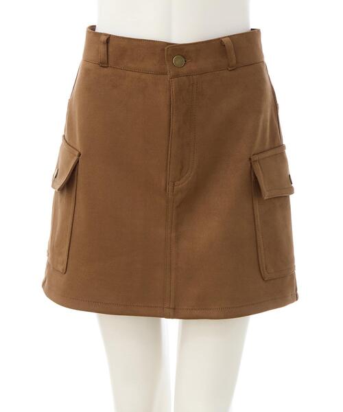 INGNI(イング)の「フェイクスエードカーゴミニスカート(スカート・レディース・アイボリー/チャコールグレー/キャメル・FREE)」の19枚目の写真