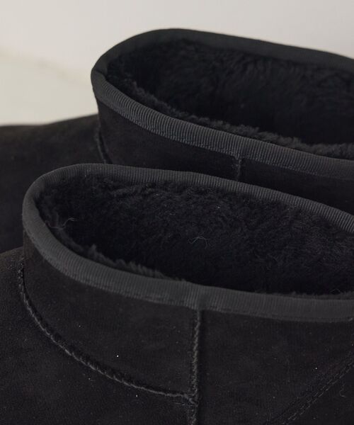 RETRO GIRL（レトロガール）の「ショートムートン（ブーツ・レディース・ブラック/キャメル/ダークグレー・MEDIUM/LARGE）」の18枚目の写真