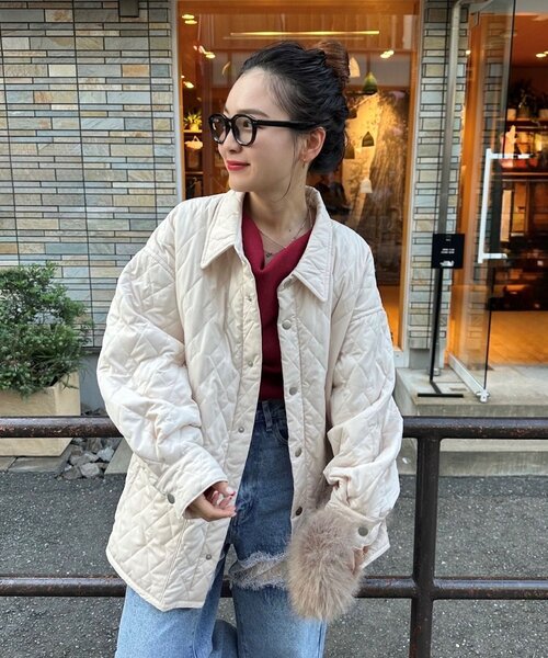 mystic（ミスティック）の「【WEB限定カラー/カーキ】襟付き