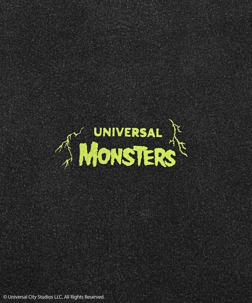 ADAM PATEK(アダムパテック)の「ADAMPATEK/Frankenstein face print T/フランケンシュタインフェイスプリントコラボTシャツ(Tシャツ/カットソー・メンズ・パープル/グリーン・1/2)」の5枚目の写真