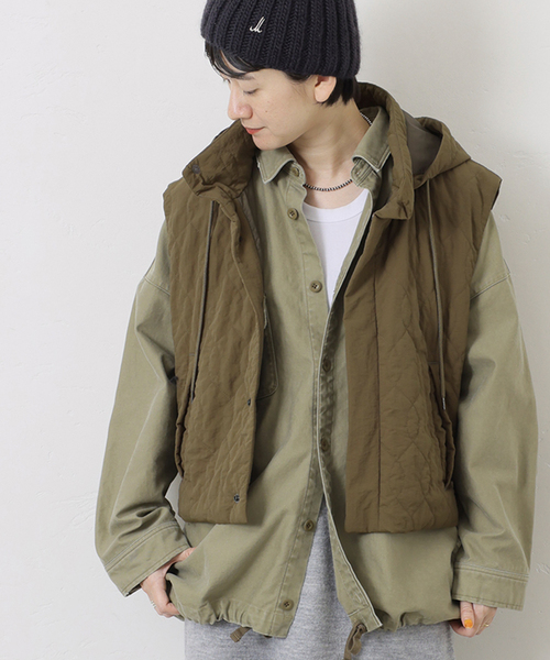 ナイロンナカワタキルトベスト（ナイロンジャケット）｜JOURNAL