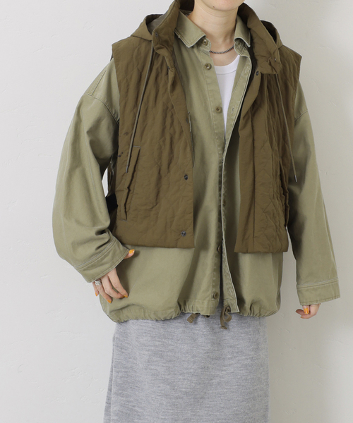 ナイロンナカワタキルトベスト（ナイロンジャケット）｜JOURNAL