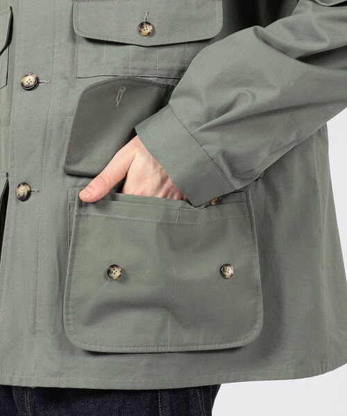 Willis&Geiger（ウィリスアンドガイガー）の「willis&Geiger WHITE HUNTER FIELD JACKET コットンブルゾン（ブルゾン・メンズ・セージグリーン・40/38/36）」の15枚目の写真