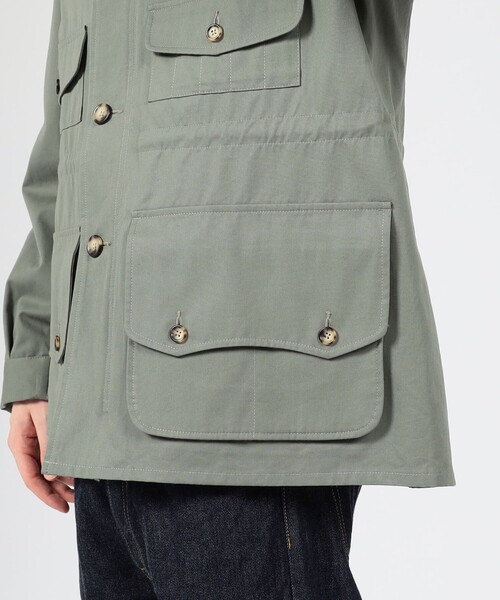 Willis&Geiger（ウィリスアンドガイガー）の「willis&Geiger WHITE HUNTER FIELD JACKET コットンブルゾン（ブルゾン・メンズ・セージグリーン・40/38/36）」の16枚目の写真