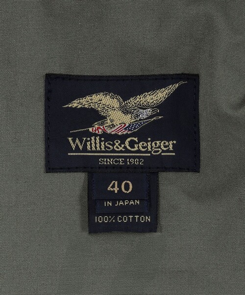 Willis&Geiger（ウィリスアンドガイガー）の「willis&Geiger WHITE HUNTER FIELD JACKET コットンブルゾン（ブルゾン・メンズ・セージグリーン・40/38/36）」の18枚目の写真