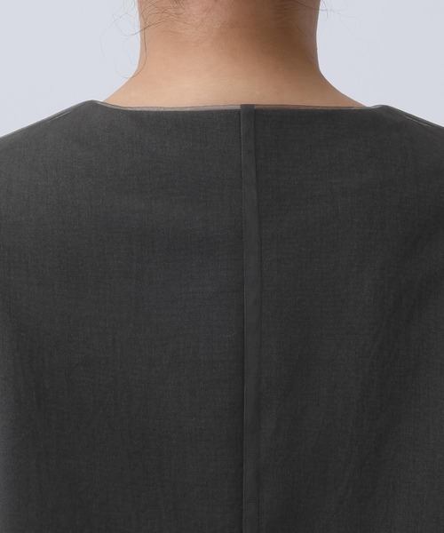 オフィスライン》TRチュールノーカラージャケット 582131（ノーカラー