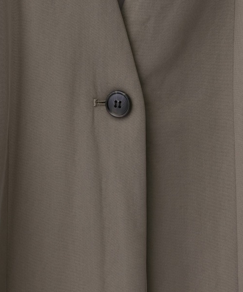 オフィスライン》TRチュールノーカラージャケット 582131（ノーカラー