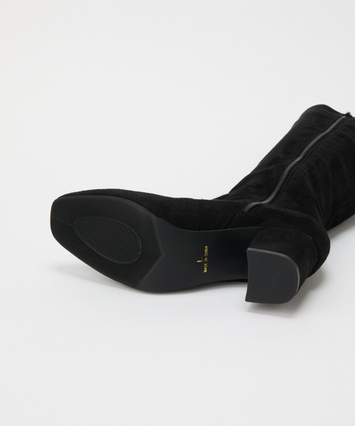 COLONY 2139（コロニートゥーワンスリーナイン）の「スクエアヒールストレッチブーツ（ブーツ・レディース・ブラウン/ブラック・MEDIUM/LARGE）」の7枚目の写真